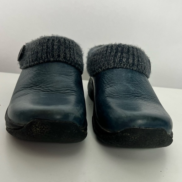 Womens Vintage Dansko Shoes Blue Sweater cuff button Sz 37 - Picture 4 of 8